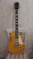 Лот: 1852599. Фото: 2. Burny Les Paul + чехол + стреплоки... Музыкальные инструменты