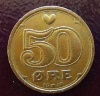 Лот: 19502535. Фото: 2. Дания 50 эре 2000 Маргрете II... Монеты