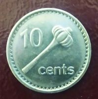 Лот: 19496893. Фото: 2. Фиджи 10 центов 2009 Елизавета... Монеты