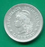 Лот: 9381030. Фото: 2. Аргентина 5 сентаво 1975 (т247... Монеты