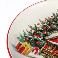 Лот: 25775719. Фото: 4. Тарелка доломит, 21х21х2.3 см... Красноярск