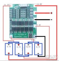 Лот: 10466394. Фото: 5. 4S 30A контроллер для 18650 14...