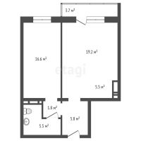 Лот: 21137706. Фото: 9. Продам 2-комн. 56.3 кв.м. Красноярск...
