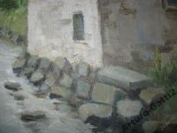 Лот: 5970003. Фото: 3. Горная река Borman масло холст... Коллекционирование, моделизм