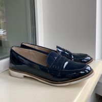 Лот: 16068805. Фото: 2. Синие лоферы Zara, размер 40/41. Женская обувь