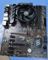 Лот: 24980484. Фото: 2. Материнская плата MSI B450-A PRO... Комплектующие