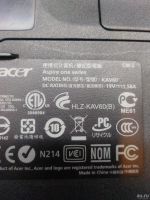 Лот: 13369099. Фото: 2. Acer Aspire one KAV60 разобран. Компьютеры, ноутбуки, планшеты