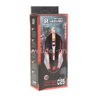 Лот: 12887409. Фото: 4. Мышь проводная C25 игровая USB... Красноярск