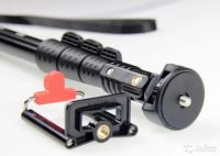 Лот: 9433222. Фото: 3. Монопод для GoPro/Xiaomi 125см... Фото, видеокамеры, оптика