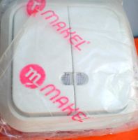 Лот: 4716629. Фото: 6. 🔲🔲 Выключатель Makel 2-клавишный...