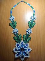 Лот: 21640034. Фото: 2. Колье из бисера. Ручная работа
