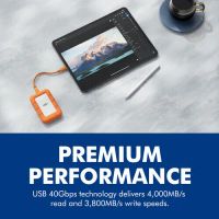 Лот: 25781191. Фото: 3. Внешний диск SSD LaCie 4TB Rugged... Компьютеры, оргтехника, канцтовары