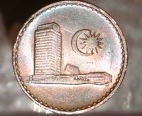 Лот: 7289441. Фото: 2. Экзотика с рубля (750) Малайзия. Монеты