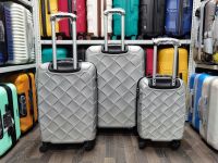 Лот: 16357575. Фото: 3. Чемодан Большой ABS plastic "Серый... Одежда, обувь, галантерея