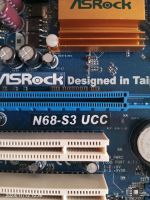 Лот: 24583646. Фото: 2. материнская плата ASRock n68-s3... Комплектующие