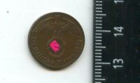 Лот: 16755197. Фото: 2. (№ 6912 ) Германия 1 Пфениг 1938... Монеты