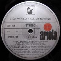 Лот: 4961006. Фото: 4. LP винил Milli Vanilli - All Or...