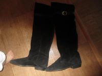 Лот: 7161835. Фото: 2. Ботфорты натуральная замша. Женская обувь