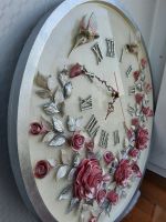 Лот: 19067524. Фото: 3. Настенные часы из эпоксидной смолы. Домашний быт