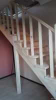 Лот: 12090929. Фото: 3. Лестница деревянная маршевая прямая... Строительство и ремонт