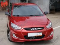 Лот: 5834598. Фото: 10. Юбка переднего бампера, №1, Hyundai...