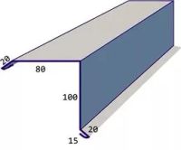 Лот: 7635670. Фото: 3. Торцевая планка длинна 2000мм... Строительство и ремонт