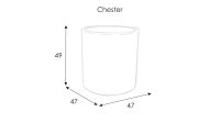 Лот: 23735788. Фото: 5. Журнальный стол Chester 047x047x049...