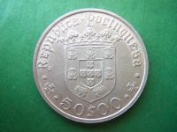 Лот: 18602203. Фото: 6. 50 эскудо 1968 г. Португалия,серебро...