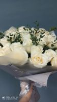 Лот: 4508754. Фото: 2. Букет 15 белая Эквадорская роза... Цветы, букеты