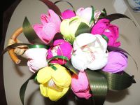 Лот: 4546551. Фото: 4. композиция тюльпаны (конфеты Рафаэлло... Красноярск