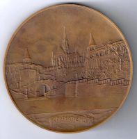 Лот: 10898137. Фото: 2. Венгрия Медаль 1931 Budapesti... Значки, медали, жетоны