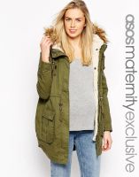 Лот: 6986158. Фото: 2. Парка для беременных Asos р. 42-44. Для будущих и настоящих мам