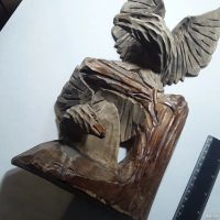 Лот: 18487855. Фото: 2. большой деревянный резной орёл... Антиквариат