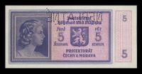 Лот: 19249387. Фото: 2. Богемия и Моравия 5 крон 1940... Банкноты