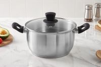 Лот: 23931325. Фото: 2. Кастрюля с крышкой BERKRAFT Novella. Посуда, кухонная утварь