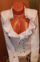 Лот: 12216252. Фото: 2. Шикарная деловая блузка, 44 размер... Женская одежда