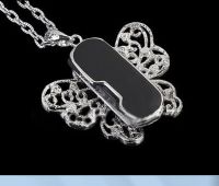 Лот: 3235581. Фото: 5. USB флешка Бабочка с кристаллами...