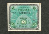 Лот: 16266473. Фото: 2. 2 франка 1944 года. Франция (оккупация... Банкноты