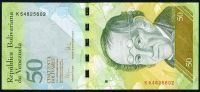 Лот: 5971276. Фото: 2. Венесуэла 50 боливар 2009г ПРЕСС... Банкноты