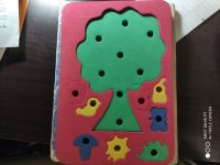 Лот: 6124962. Фото: 2. Шнуровка, развивающая игрушка... Игрушки