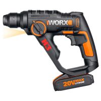 Лот: 24296591. Фото: 3. Перфоратор WORX WX390.1 20V 900Вт... Строительство и ремонт