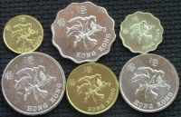 Лот: 6148548. Фото: 2. Гонконг 6 монет = АНЦ. Монеты