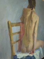 Лот: 16848502. Фото: 3. Картина молодая Волочкова. Ручная работа