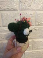 Лот: 11338507. Фото: 3. Игольница кактус амигуруми. Красноярск