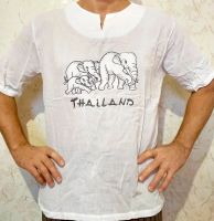Лот: 12978674. Фото: 2. Тайская рубашка-туника, летняя... Женская одежда