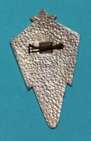 Лот: 7509353. Фото: 2. Знак спортсмен парашютист. 3-й... Значки, медали, жетоны
