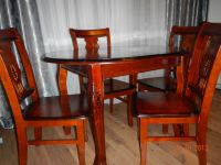 Лот: 3332060. Фото: 4. Продам стол + 4 стула из массива... Красноярск