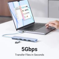 Лот: 24664872. Фото: 6. USB-хаб UGREEN CM478 (35581) USB-C...