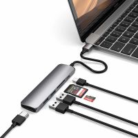 Лот: 21439129. Фото: 2. USB адаптер Satechi USB-C Slim... Носители информации