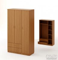 Лот: 7221774. Фото: 2. Шкаф распашной 3хстворчатый с... Хранение вещей